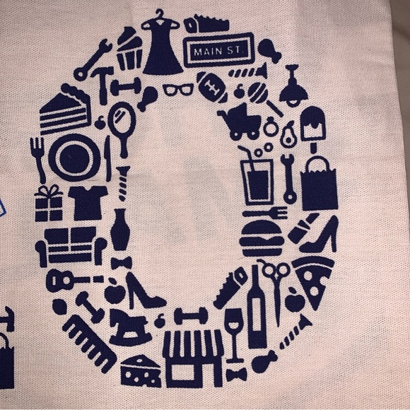 SHOP SMALL Canvas Tote Bag American Express 16.5” X 12.5” (2 designs on bag) - Picture 2 of 8